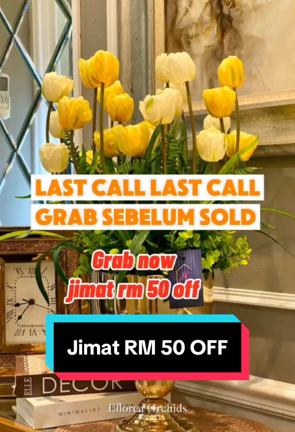 Last call🔥🔥 Stock sangat terhad#tulips #homedecor #home #best #promoraya #bestseller #hotprice #fyp 