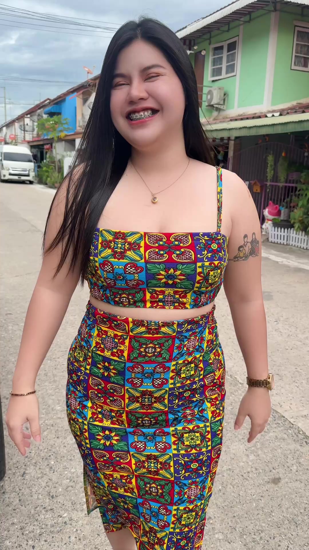 #ชุดเซ็ทสวยๆ #สาวอวบ #บักโอมลูกรัก #กิ๊บแต่งตัวไปไหน #ป้ายยาtiktok 