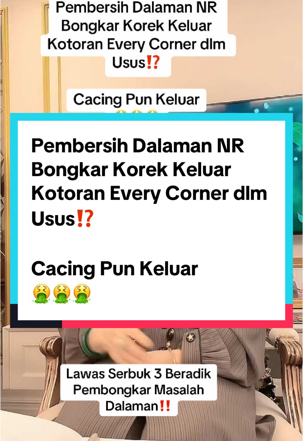 Pembersih Dalaman NR  Bongkar Korek Keluar Kotoran Every Corner dlm Usus⁉️ Cacing Pun Keluar 🤮🤮🤮 #lawasserbuk #lawasserbuk3beradik #pembersihdalaman #lawasmembuang #tradisizamanberzaman #tokmama #pengasasnr #pengasasnonaroguy #rahsiaawetmuda 