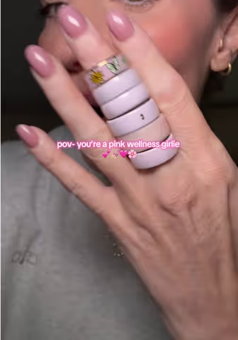 Your girl has a hobby #smartring #smartringforwomen #wearabletech #fitnesstracker #pinksmartring