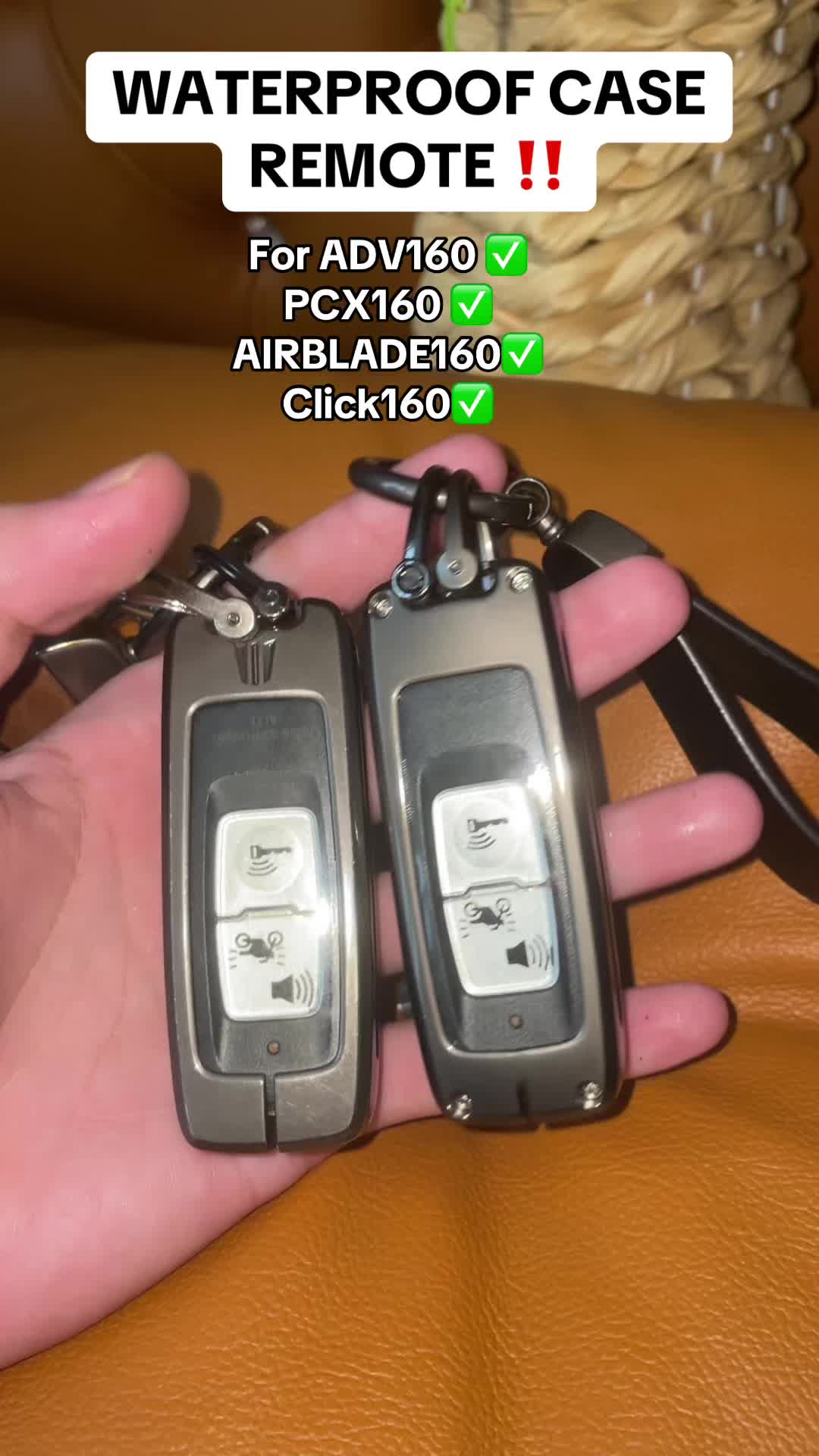 WATERPROOF CASE REMOTE AVAILABLE FOR ADV160 PCX160 AIRBLADE160 And CLICK160 #coverremote #coverremotpcx160 #airblade160covercase #motorcycle #f #fypage #fyp 