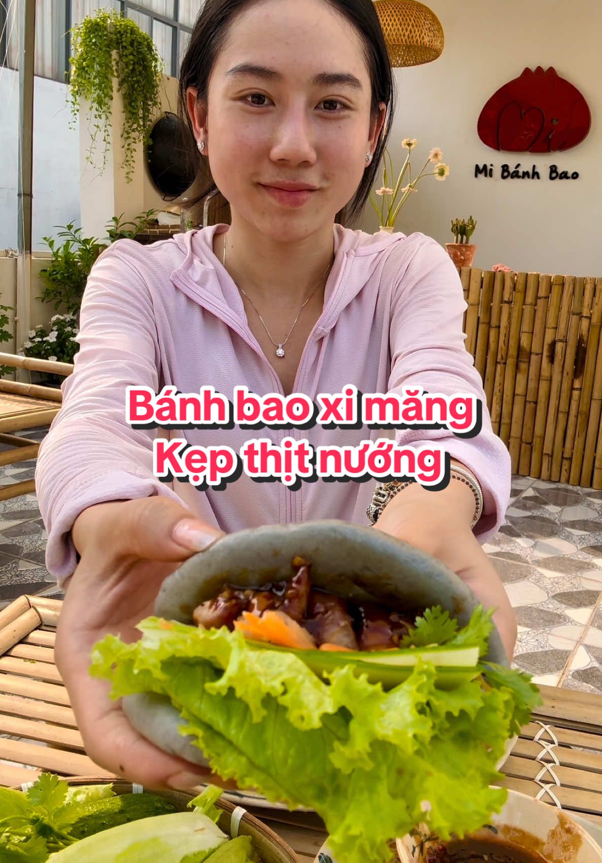 Em Mi sẽ làm bánh bao xi măng chiêu đãi quý cô chí anh chụ nha#mibanhbao #banhbaocohoang #mcv #bottronsanmibanhbao 