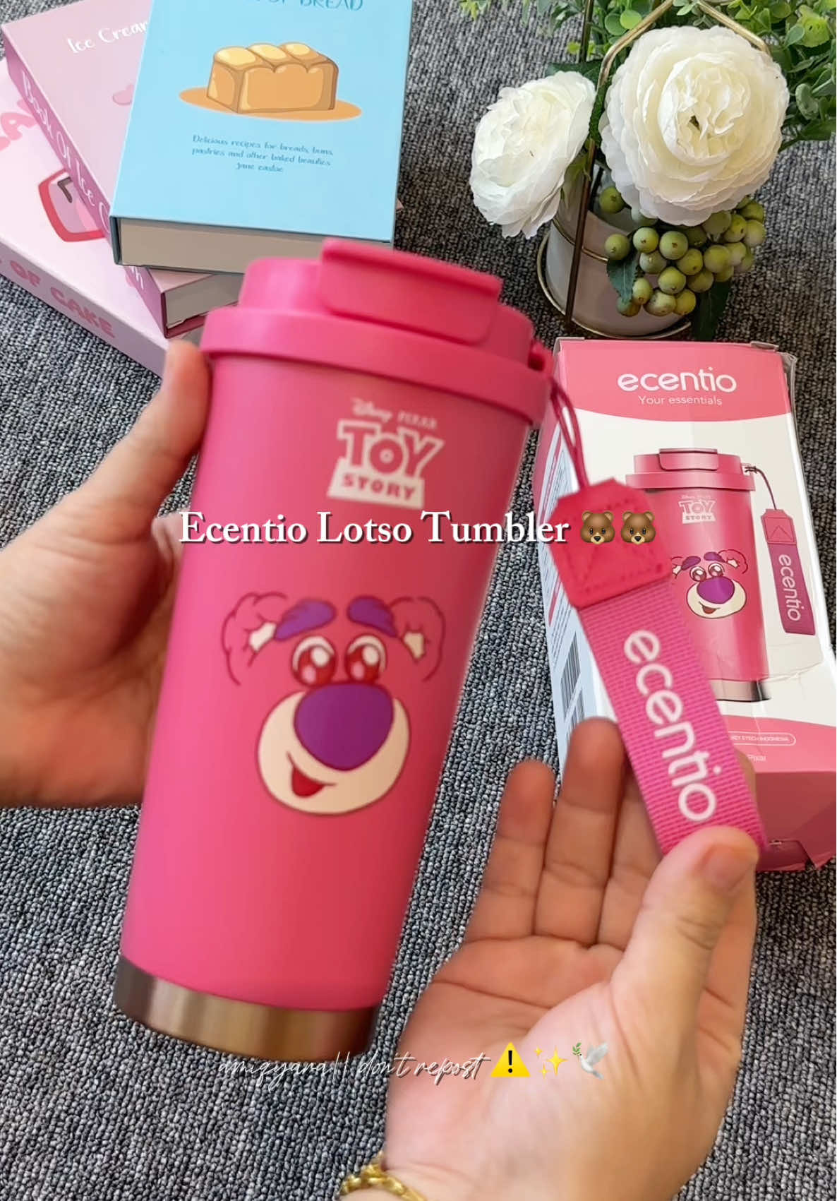 gak bisa stop beli kalo urusan yg gemey gemey gini 🍭🍭 #tumblerlotso #ecentiotumbler 