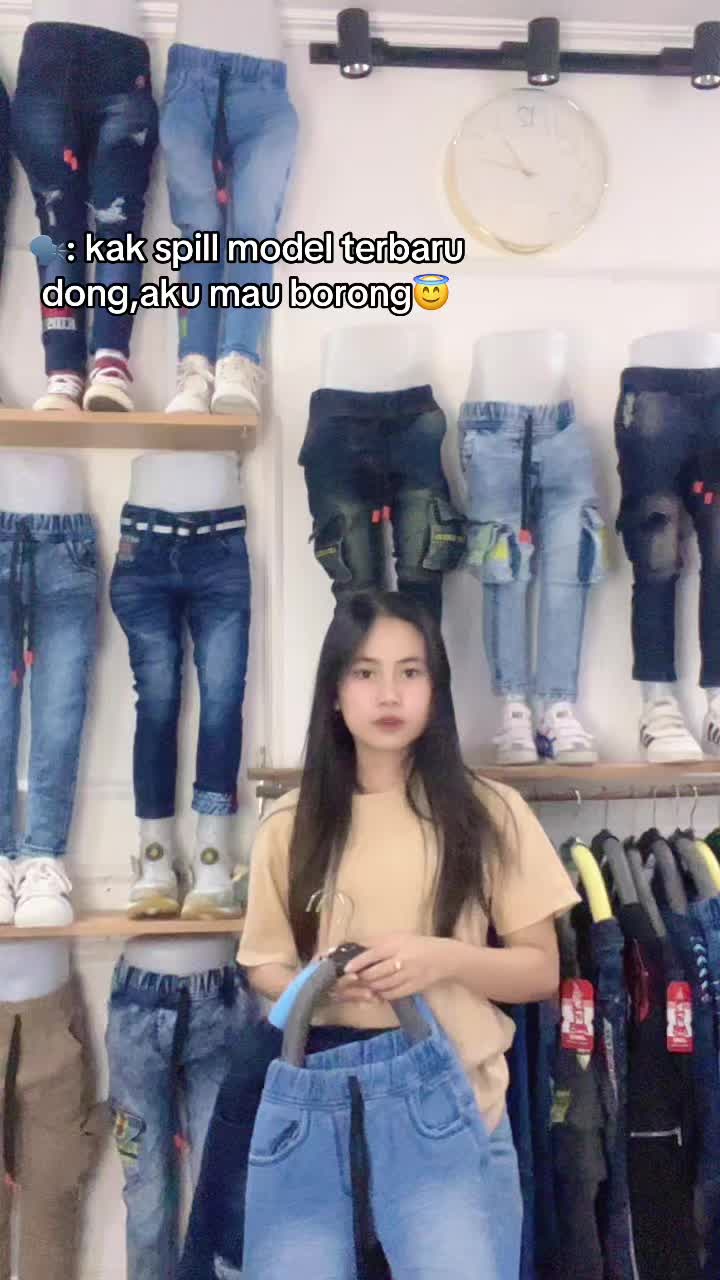 Yukkk sistt borong dari sekarang sebelum stok nya habis 🤪🥰#ramadhanekstraseru #celanaanak #jeansanaklakilaki #jeansanaklakilaki #outfitramadhan 