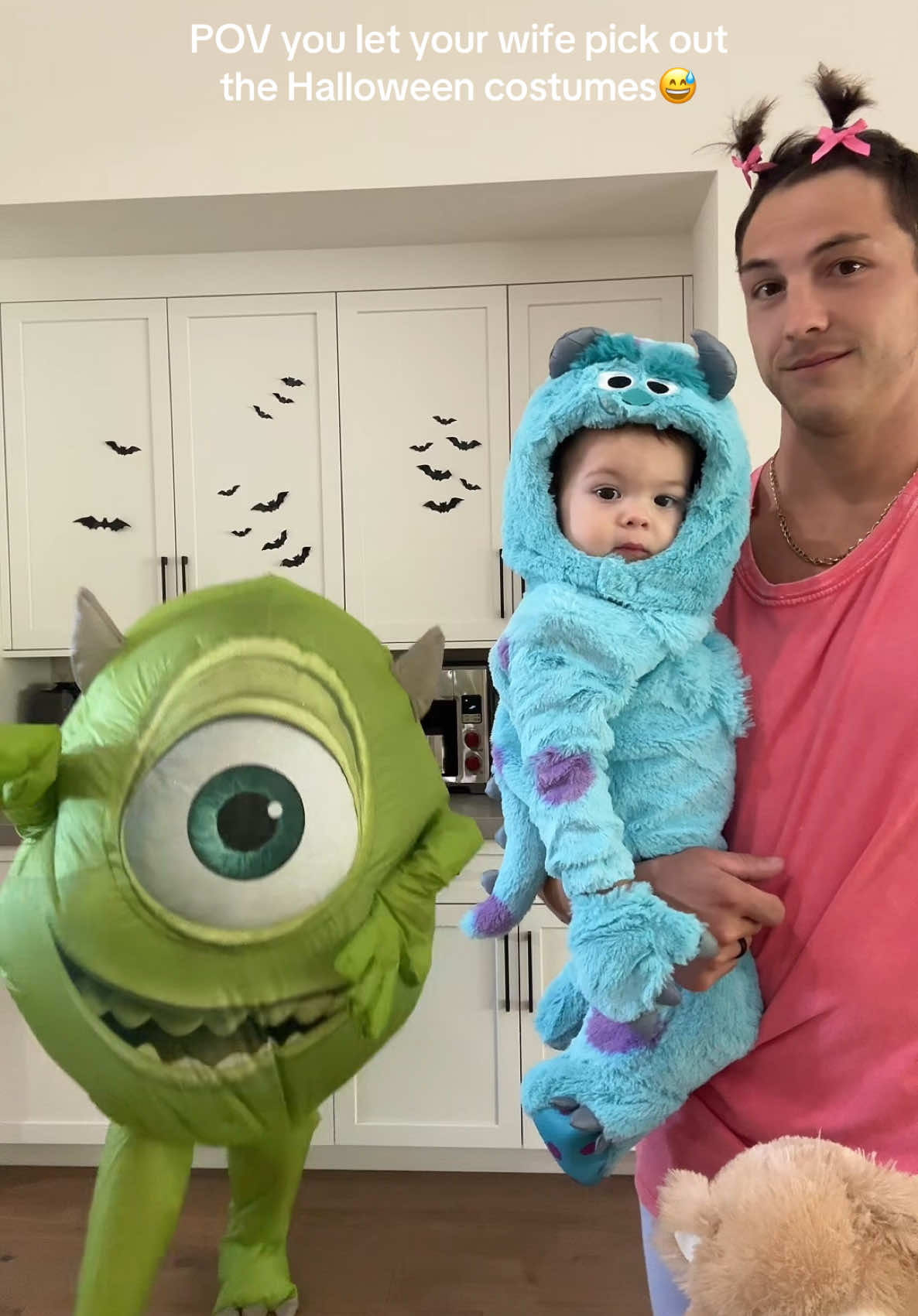 First and last time🤣😅 #halloweencostume #monstersinc 