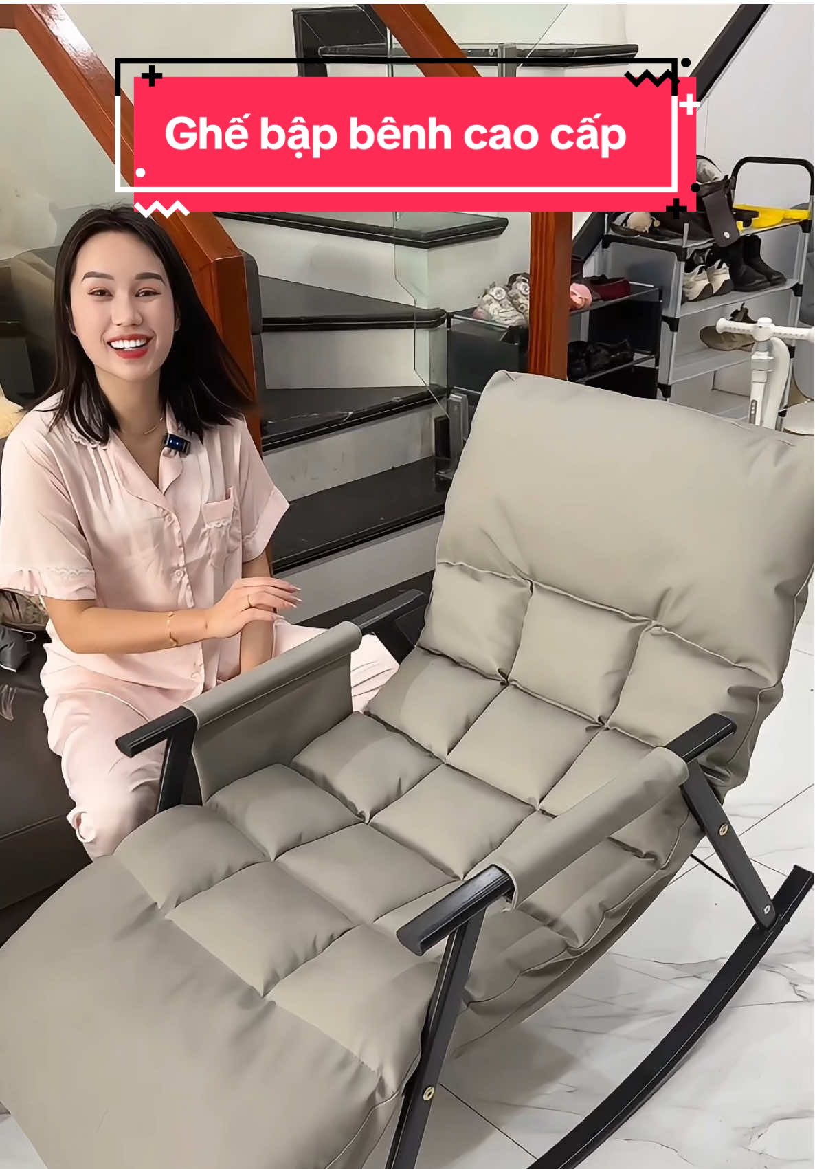 Ghế bập bênh cao cấp da PU , chân khung thép phun sơn tĩnh điện , nay sale chấn động các bác biết chưa #xuhuong #hangmen96 #ghebapbenh #ghebapbenhthugian 