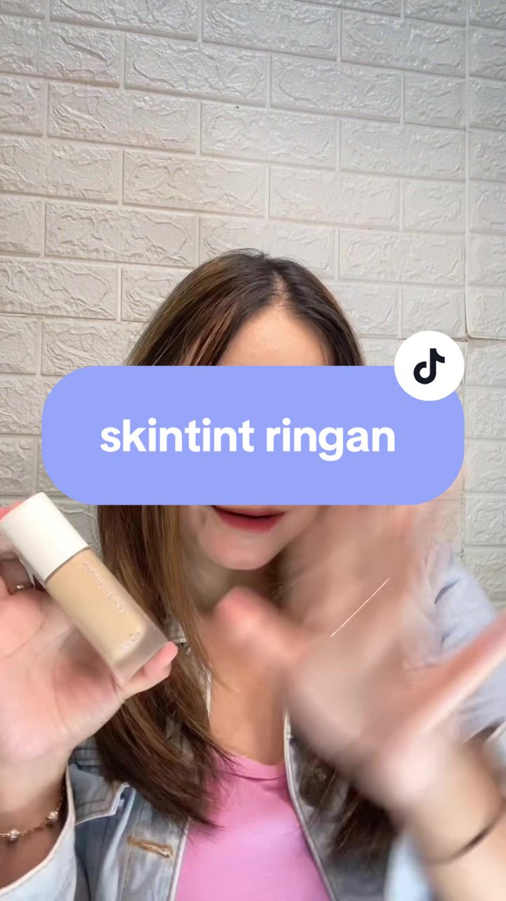 [free liptint] skintint nya sangat ringan sekali,dipake seharian makin glowing parah dan ga oksidasi sama sekali justru make up nya jd seger seperti habis mandi 😍❤️‍🔥🌷 #skintint #skintintyou #glowing#ConSantanderConecto 