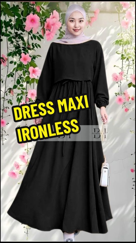 dress maxi ironless terbaru ✨ Rekaan Moden Muslimah: Cantik, sopan, dan trendy. 😌 Selesa Dipakai: Material CEY lembut & ringan. 🔒 Praktikal: Rekaan depan menarik, zip belakang mudah disarung. 🎉 Sesuai untuk Semua Majlis: Formal @ santai, semua kena gaya! #dressmaxi #dress #dressironless #dressmaxiviral a