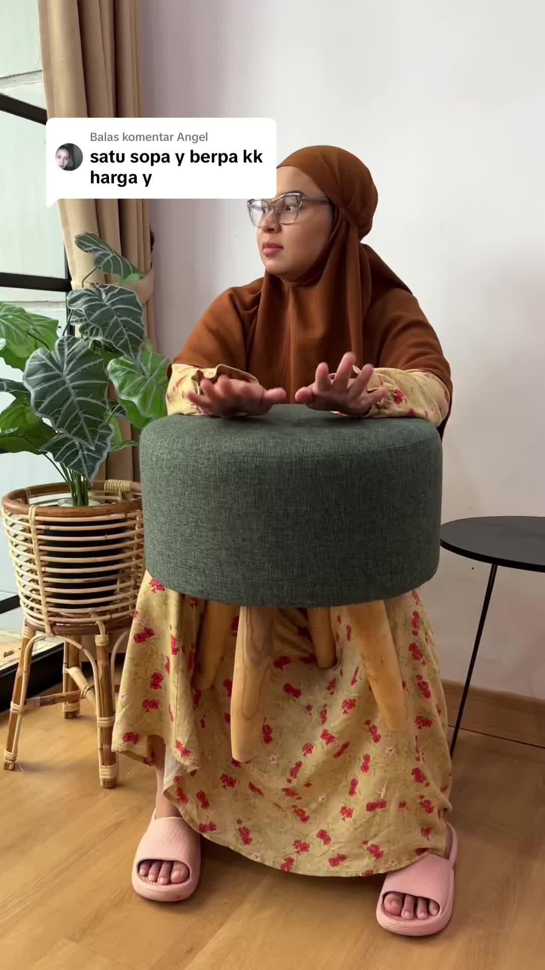 Membalas @Angel 130ribuan bun, bisa pilih warna sesuai selera yaa 🤗❤️ #sofabulat #sofastool #sofaminimalis #dekorasiruangan #ruangtamu 