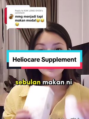 Replying to @KAK LONG OYEN Heliocare Supplement Viral @Amani Racun Tiktok  @Amani Racun Tiktok  @Amani Racun Tiktok  #heliocarefernplus #heliocare #heliocaresupplement #heliocarefernplusuntukkulitcantik👍🥰 #fyp #viral 