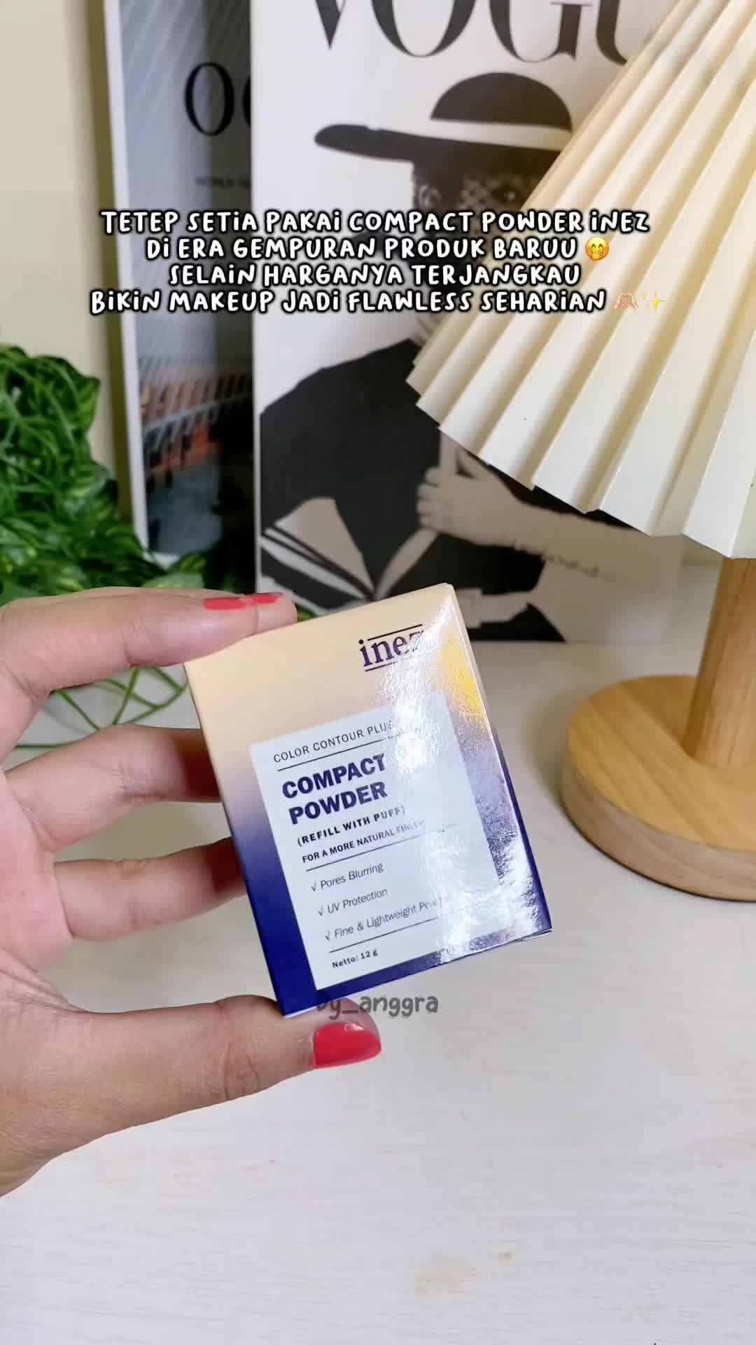 #inezcosmetics #inez #compactpowder #makeuptutorial #belajarmakeup #makeuppemula #fyp 