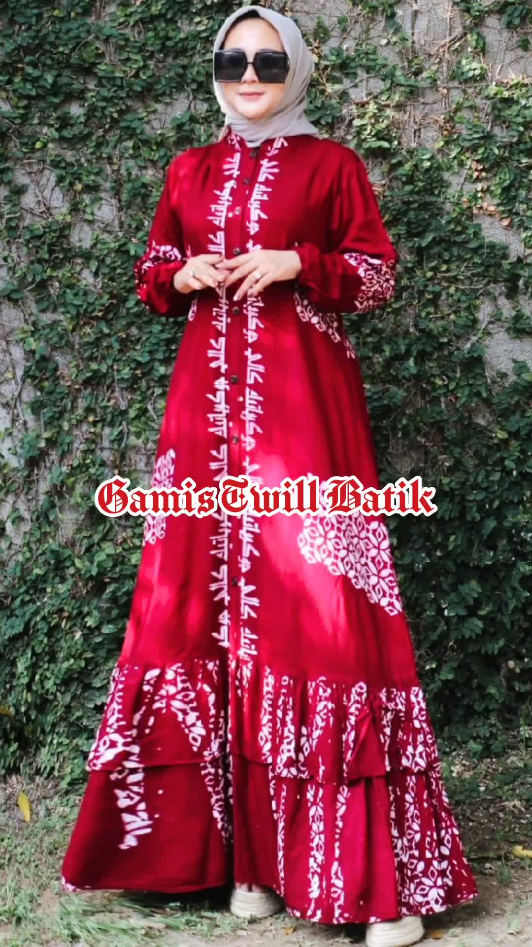 Gamis Twill Batik #gamisrayon #gamisbatik #gamistwill #gamismurah  #gamisviral #gamispesta  #foryou 