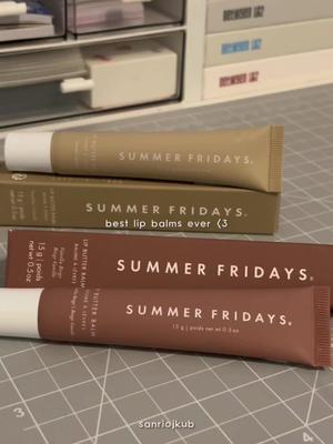 summer fridays lip balm unboxing <3 #kpop #kpopfyp #kpoppc #kpopphotocard #unboxing #packingorders #sanriojkub