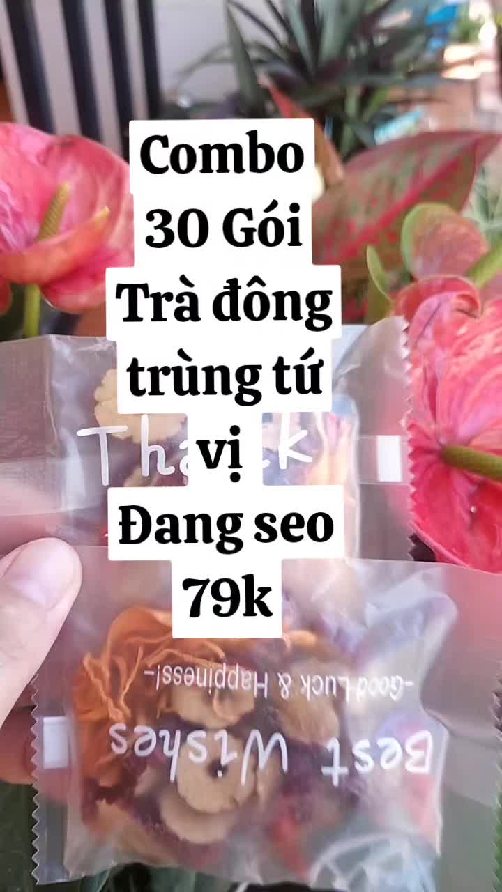 Trà đông trùng tứ vị #tradongtrungtuvi #xuhuong #shoptrathaomoc9x 