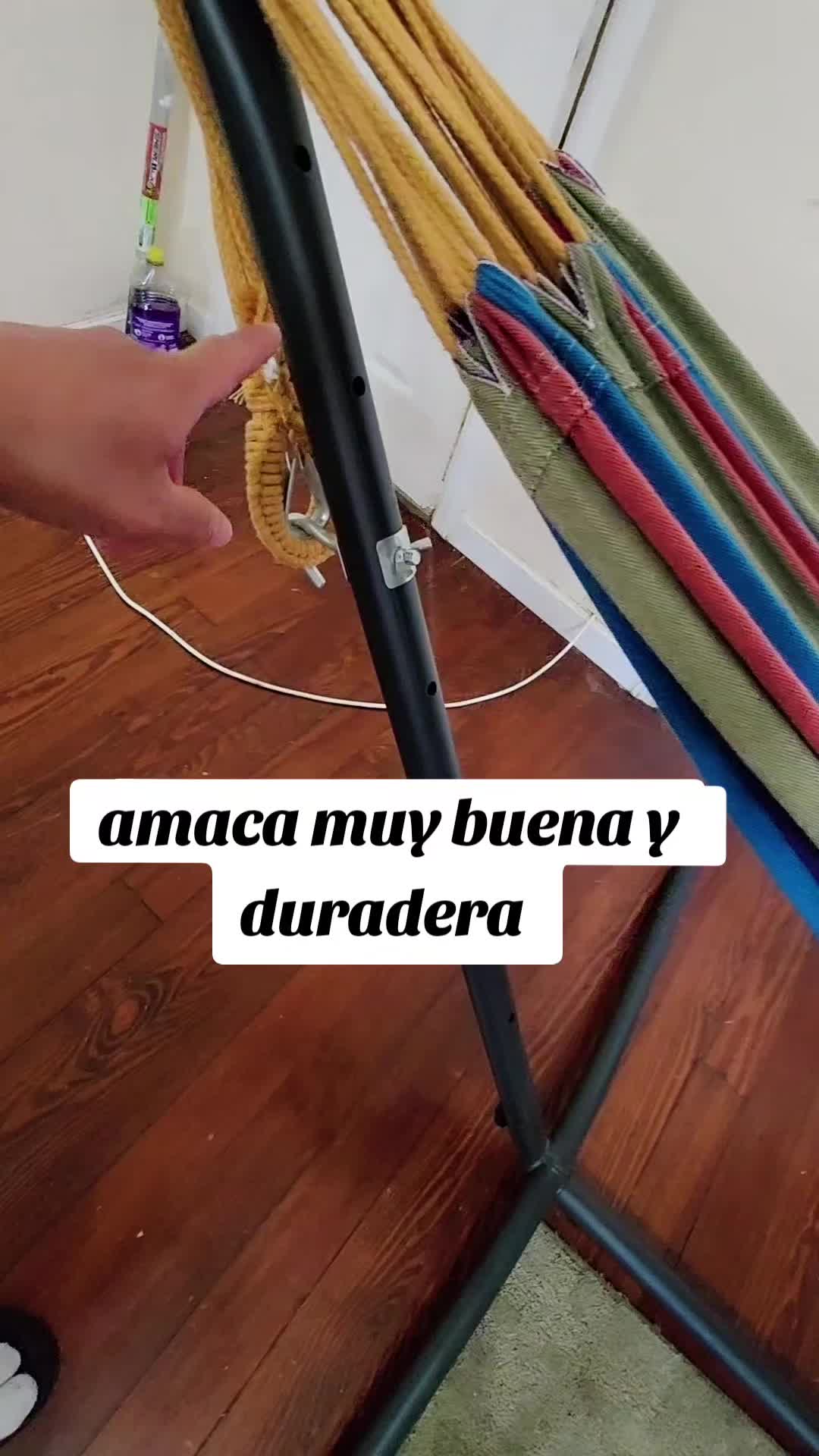amaca muy buena y comoda para dormir que soporta 450 libras,para el patio camping etc. #hammock #camping #playa #parque #patio  #montain #dormir #descansar #relax 