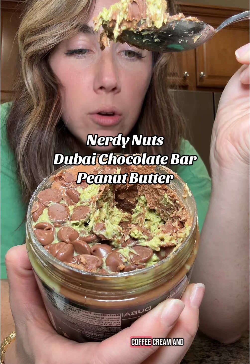 Replying to @Kaylee Humphries this Dubai chocolate bar peanut butter by @Nerdy Nuts Shop has been my favorite! The texture and taste is a 10/10! I can’t wait to try more flavors! #nerdynuts #dubaichocolate #dubaichocolatebar #chocolate #foodreview #tastetest #tiktokshop #tiktokshopping  #tiktokfinds   #TikTokShopJumpstartSale #TikTokShopRestock #TikTokShopSpringGlowUp