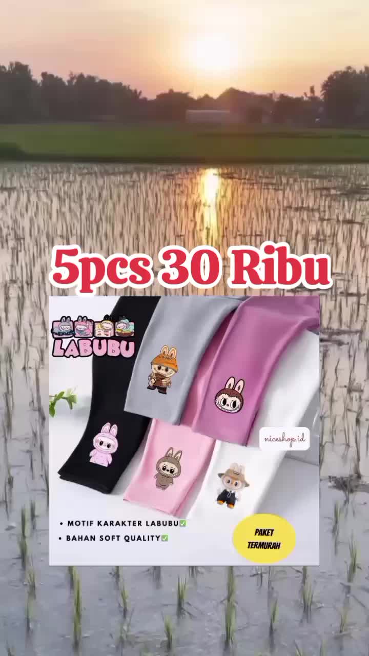(GROSIR 5PCS)Legging Anak Labubu