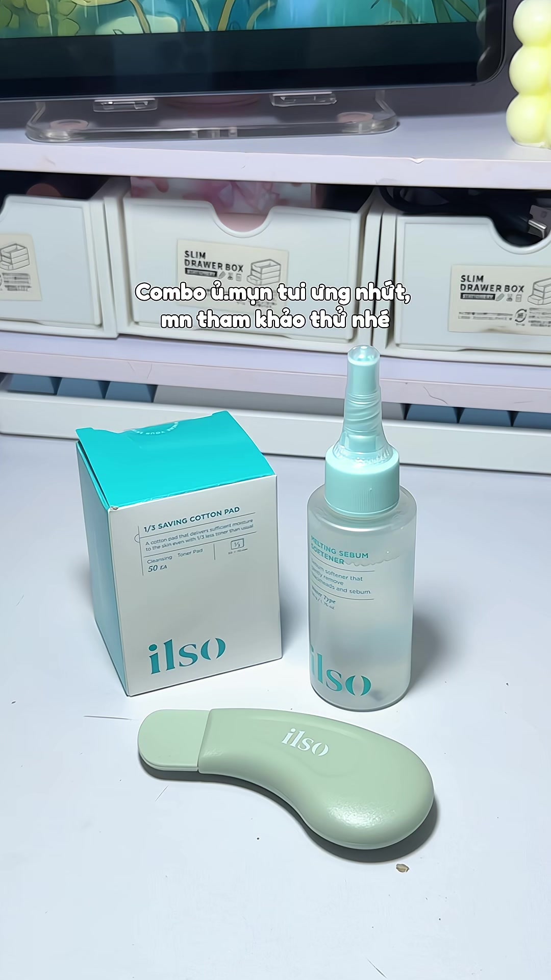 Ê nó hiệu.quả thiệt nha :))) #xuhuong #lenxuhuong #xuhuongdima #tinhchatumunilso #ilso #ilsomeltingsebumsoftener 