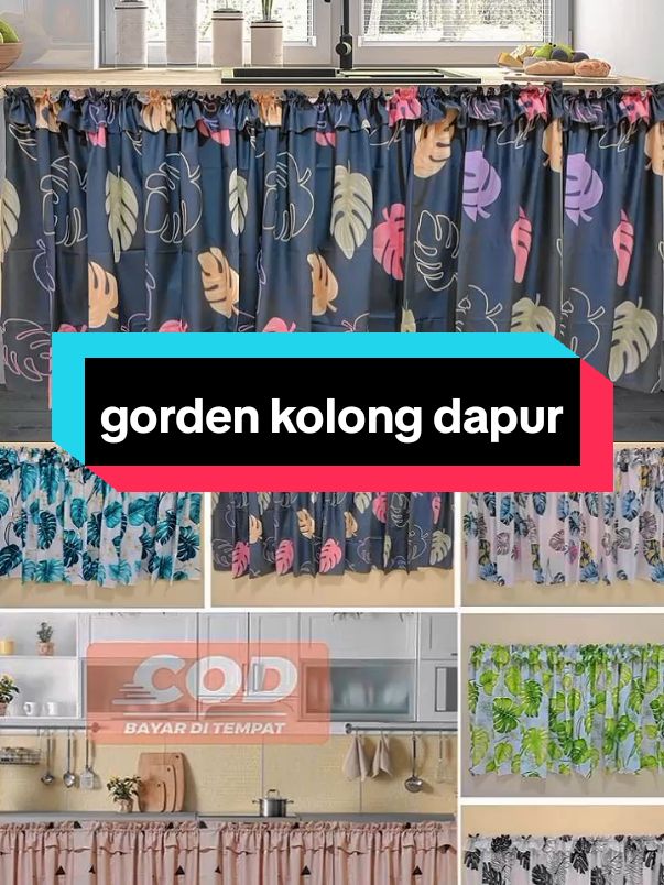 gorden kolong dapur,  banyak pilihan motif lain ya#gorden #gordenkolongdapurminimalis #gordenkolongdapur 