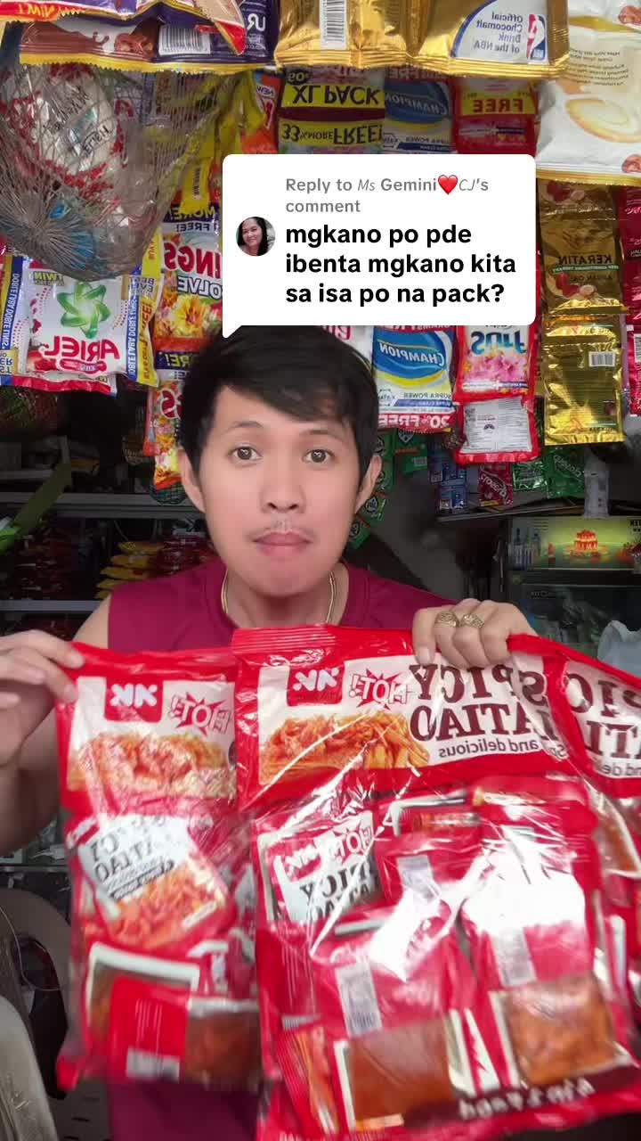 Replying to @𝘔𝘴 Gemini❤𝘊𝘑  sobrang mabenta to saking tindahan at ang laki pa ng tubo #latiao #latiaosnack #spicylatiao #paninda #wholesale #sarisaristore 