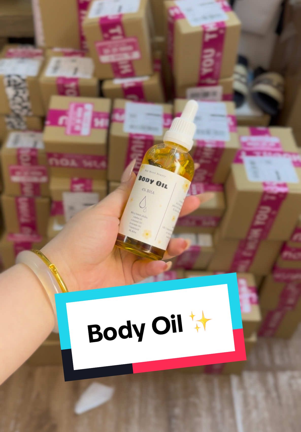 Oil dưỡng da, cấp ẩm cho da, mịn da #nhimoonbeauty #xh 