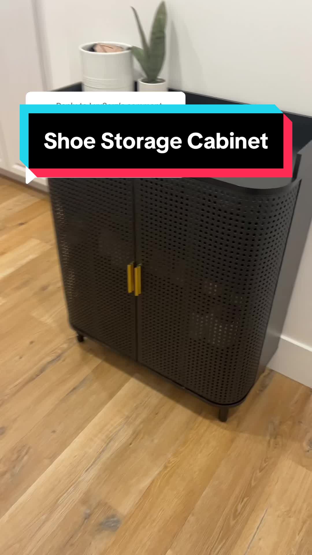 Replying to @Luv2crz this shoe cabinet is way more practical than all the other shoe cabinets I’ve seen and it’s SO CUTE!! and such good quality #shoecabinet #shoestorage #homeorganization #homeorganizationhacks #shoestorageideas #shoeorganizer #shoecabinetstorage #organizedhome #organization #modernhomedecor 