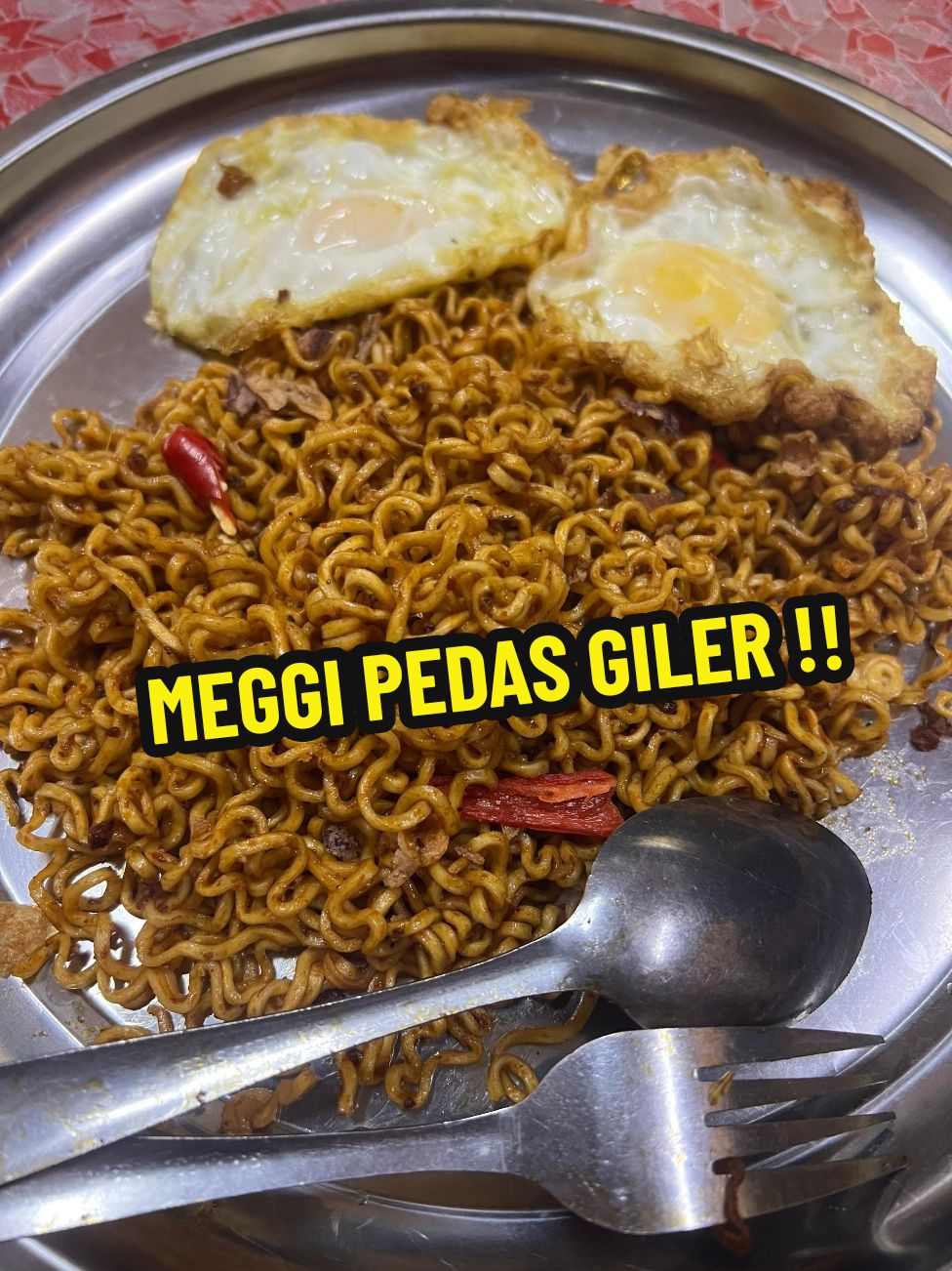 pergh padu meggi pedas gilerr makan dengan telur mata hujan2 ni,😍😋#meggipedasgiler #foryoupage #fypage #viraltiktok #fypシ゚viral🖤tiktok 