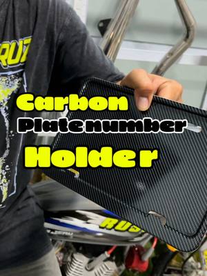 Carbon plate number holder #streetbikeconcept #thaiconcept #fyp #masterjeruvlog #pantrastreetbike🇹🇭