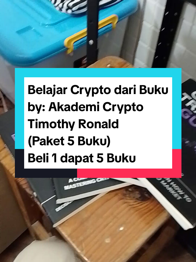 Belajar Crypto dari Buku by: Akademi Crypto Timothy Ronald (Paket 5 Buku)  Beli 1 dapat 5 Buku - Crypto Trading Psychology - Mastering Altcoins - Cryoto Investing - Crypto Smart Money - Crypto atrading Guide #bukucrypto  #akademicrypto #belajarcrypto 