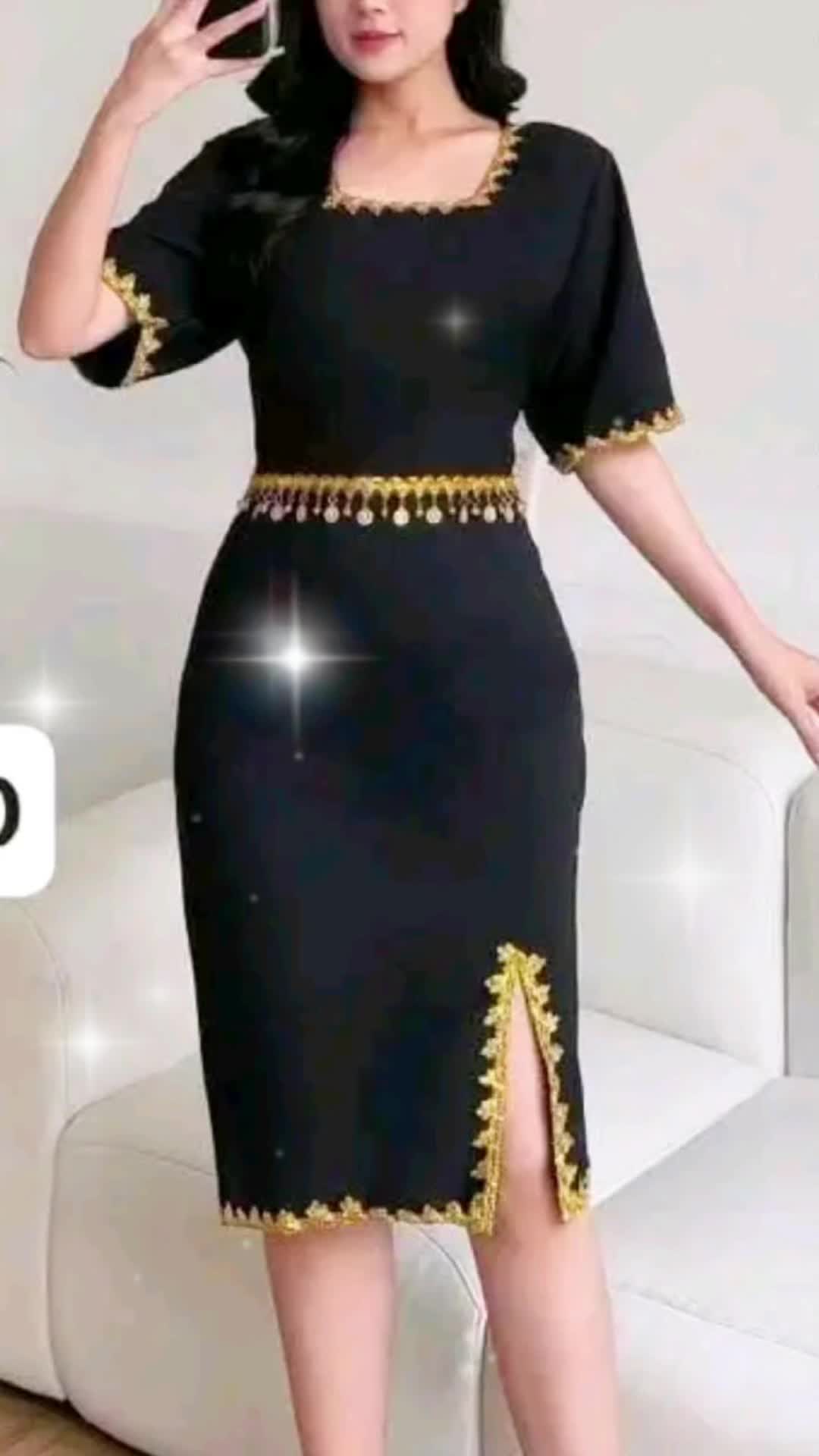 Dress Borneo Square Neck Tatin #dress #motivesabah #Borneo #fypシ゚ #fypシ゚viral🖤tiktok 