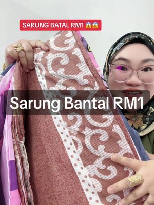 1 ringgit sarung bantal corak 🥰 