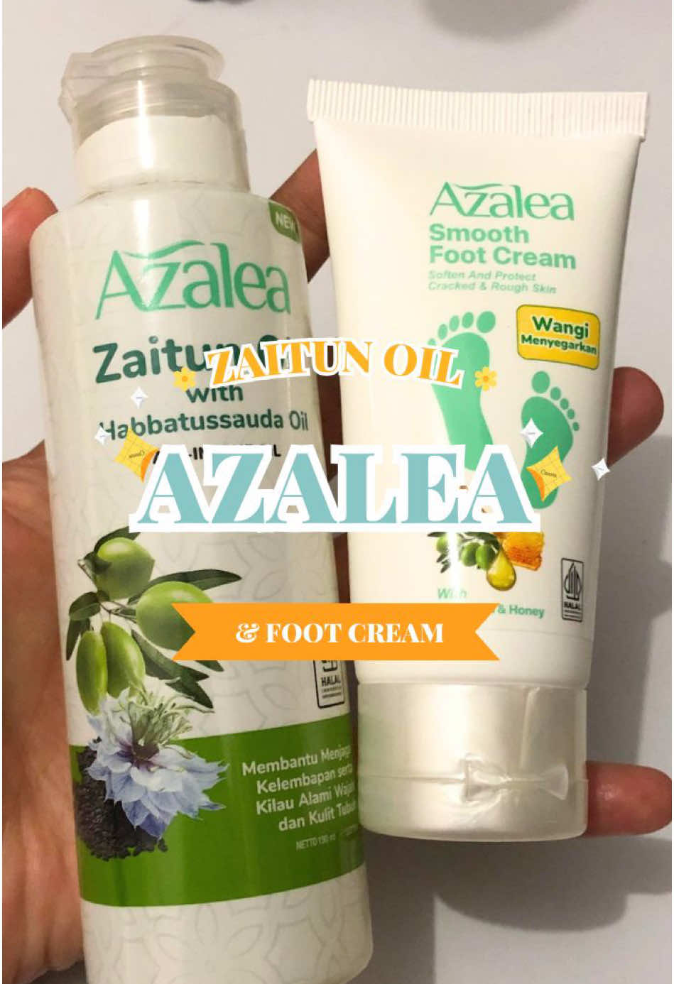 Rekomendasi perawatan kaki dan kulit jelas wajib pake @Azalea Beauty dong. Kalian wajib pake juga yaaa #nyamanmelangkah #azaleabeauty #azaleacantiknyamuslimah