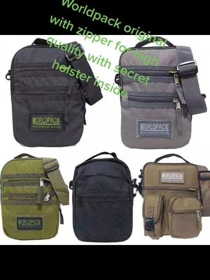 #worldpack original sling bag for high quality with secret holster inside  check out nyo guyz 😊