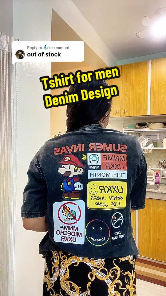 Replying to @🧞‍♂️ habol habang may stock pa 😍 #tshirtformen #tshirtdenimdesign #