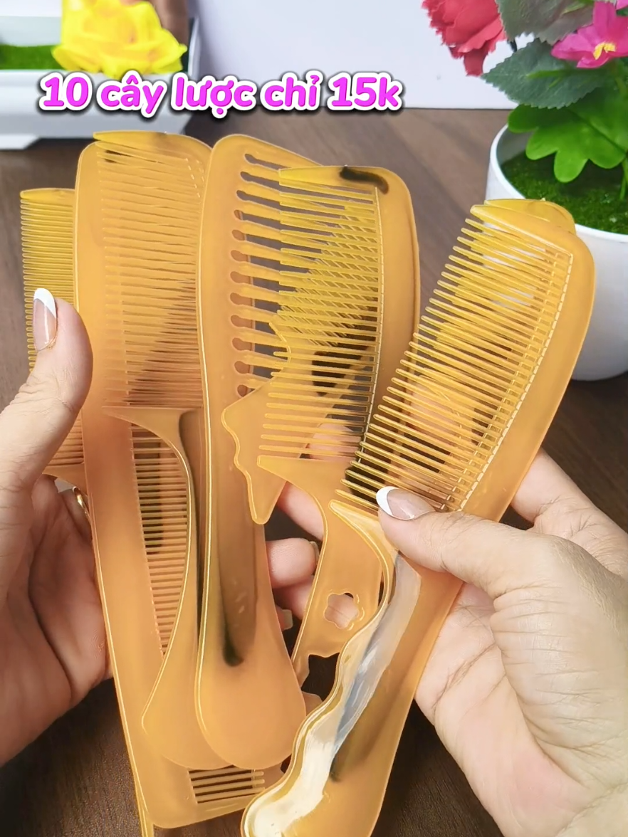 combo 10 cây lược chải tóc #xuhuong #luoc #luocchaitoc #bongthithien87 