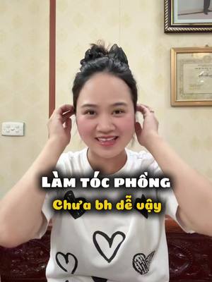 Làm phồng tóc chưa bh dễ thế #kẹptoc #keptoccangcua #keptocxinh #phukientoc #xuhuong