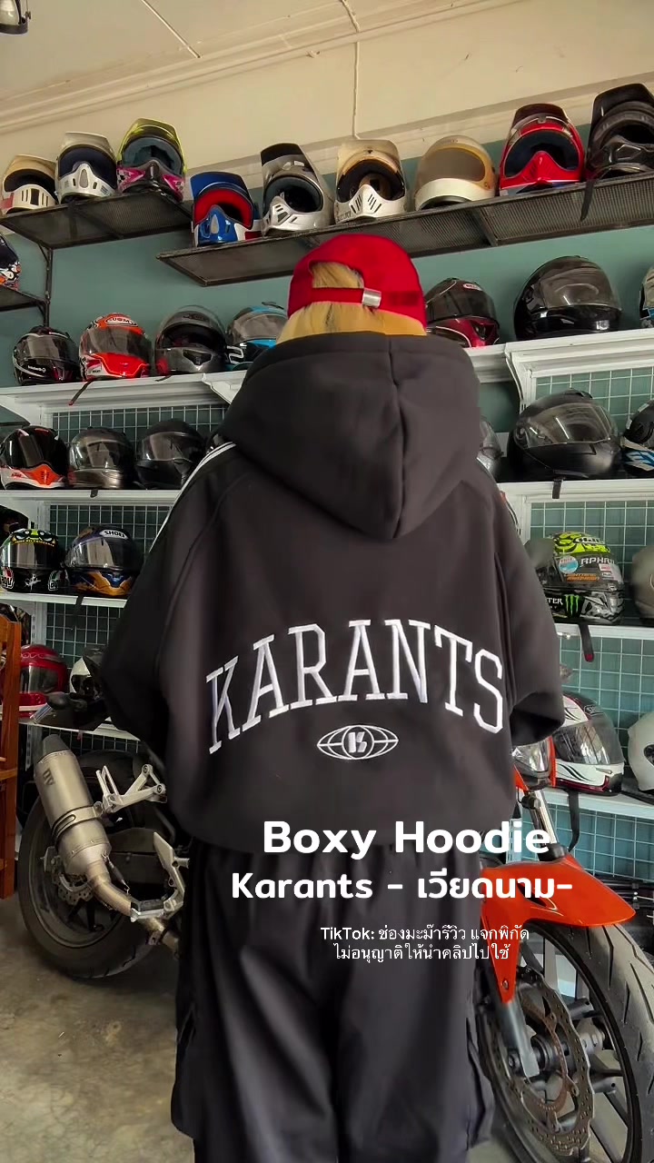 Boxy Hoodie karants เวียดนาม เติมแล้วนะ รีบกดก่อนหมดเด้อ !! #hoodie #boxyhoodie  #karants #เสื้อฮู้ดแขนยาว  #tiktoklooks #TikTokFashion #ป้ายยาแฟชั่น #TikTokshopMallต้องบอกต่อ 