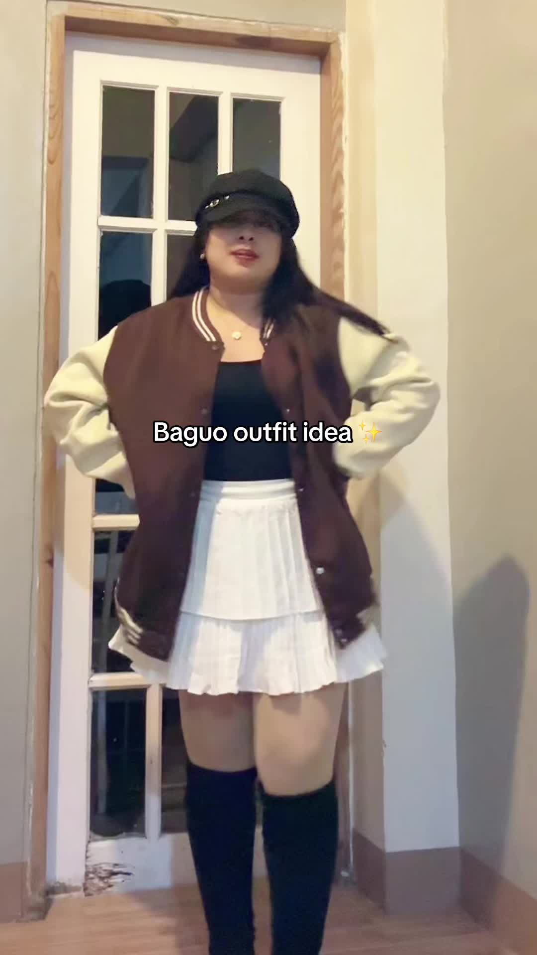 Ganda lalo na nung jacket na suot ko mga biii! #baguiooutfitideas #midsize 