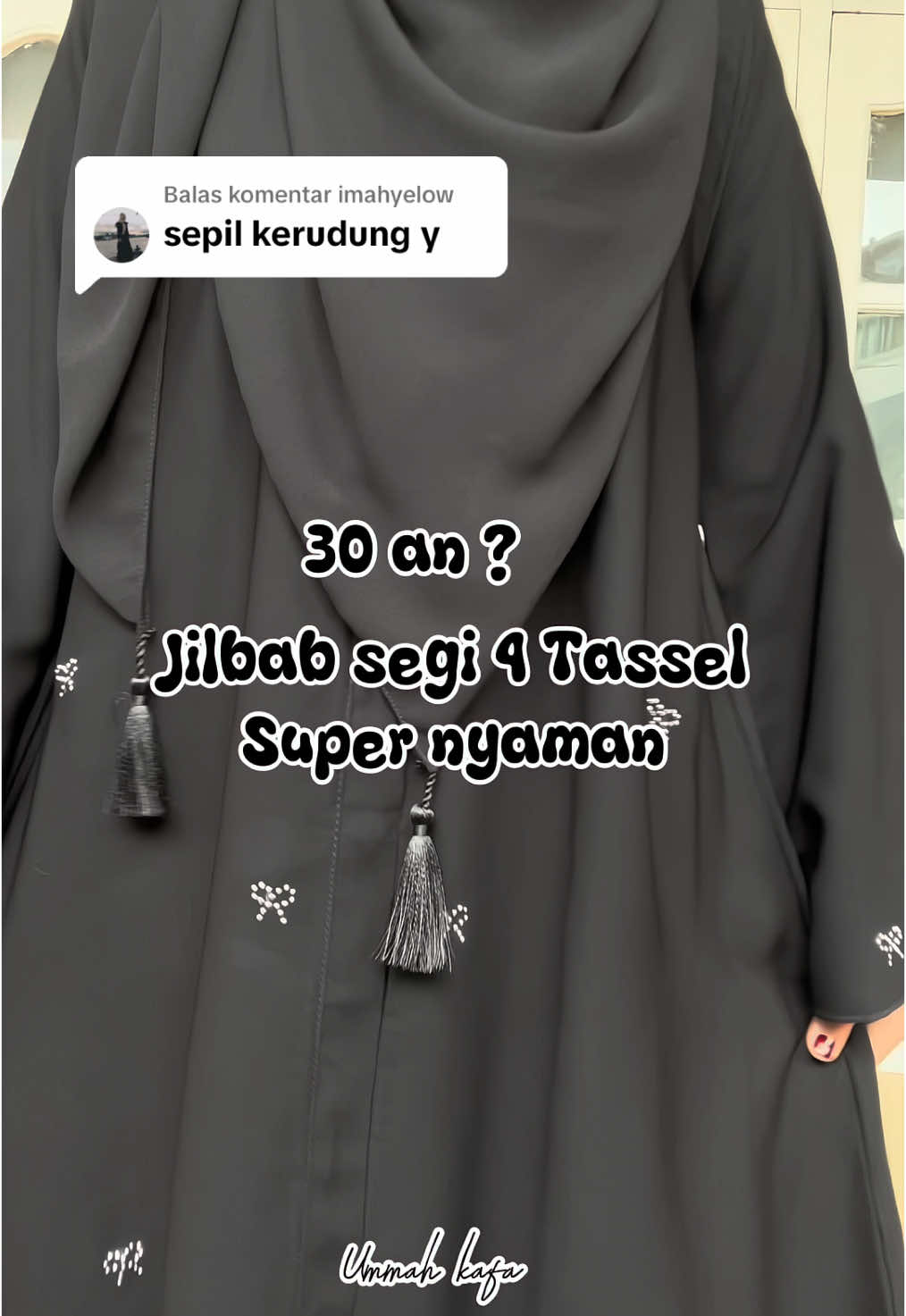 Membalas @imahyelow  ini ku spill ya kak… yuk cek out kerudungnya bener2 nyaman polll… cantik… 🤩  #hijabtassel #kerudungsegiempat #jilbabceruty #rekomendasijilbab #tassel #fyp #jilbabsegiempat 