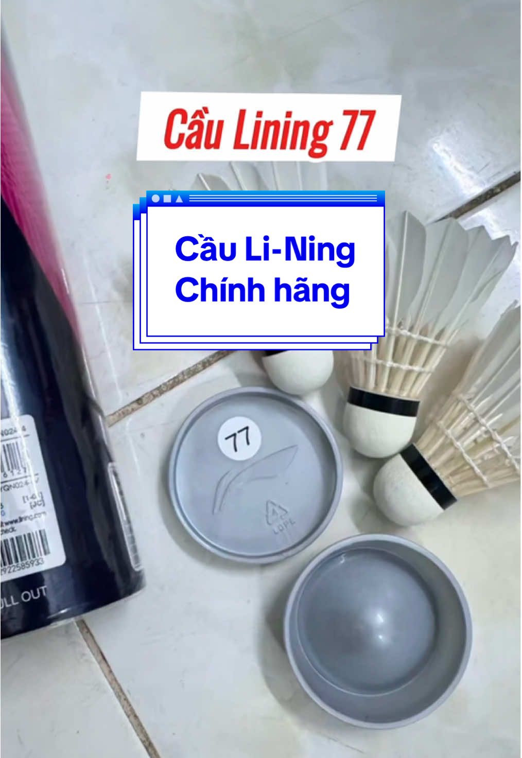 Hộp 12 quả cầu Li-Ning chính hãng #caulining #lining #caulong #badminton #badmintonplayer #caulongphongtrao #caulongvietnam 