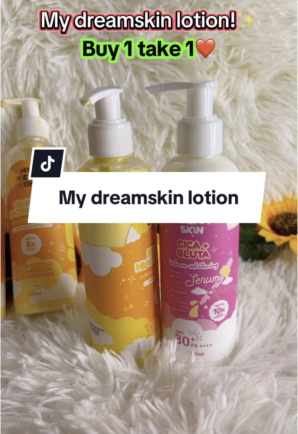 Buy1take1 my dreamskin lotion! #mydreamskinph #mydreamskinlotion #mydreamskinlotionb1t1 #mydreamskinkojicniacinamidelotion #mydreamskinlotionb1t1 #lotion #lotionviral #lotionwhitening #affiliatemarketing #tiktokviral #fyp 