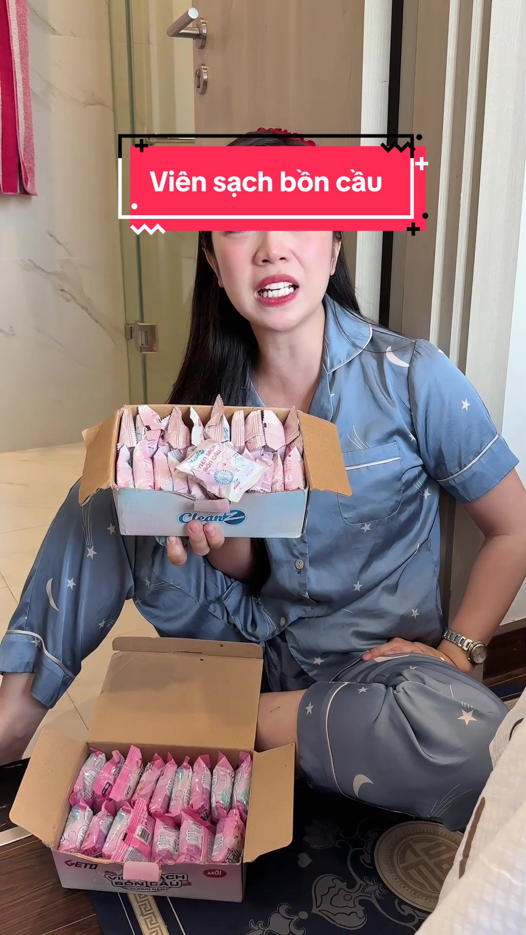 Viên sạch bồn cầu #xuhuong #phsgr #geto 
