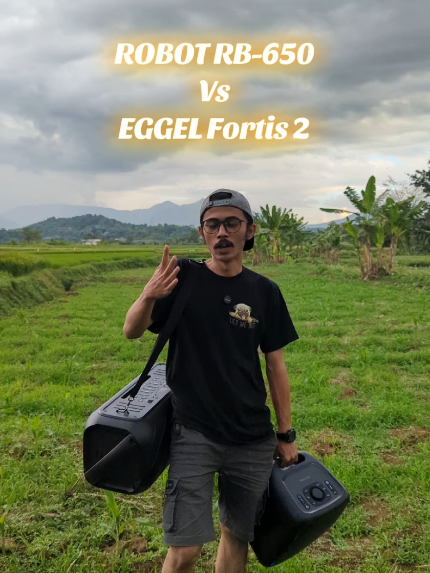 ROBOT RB-650 Vs EGGEL Fortis 2 . . . #robotrb650 #eggelfortis2 #eggelvsrobot #speakerkaraoke #speakerbluetooth #speakerportable #bangkumis 