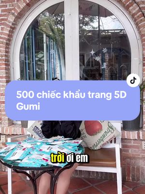 Khẩu trang Gumi 5D. 500 cái xài cả năm mà có hơn 100.000 ##khautranggumi##khautrang5d##cindythuytichcuc##xuhuong##xuhuongtiktok##muataitiktokshop
