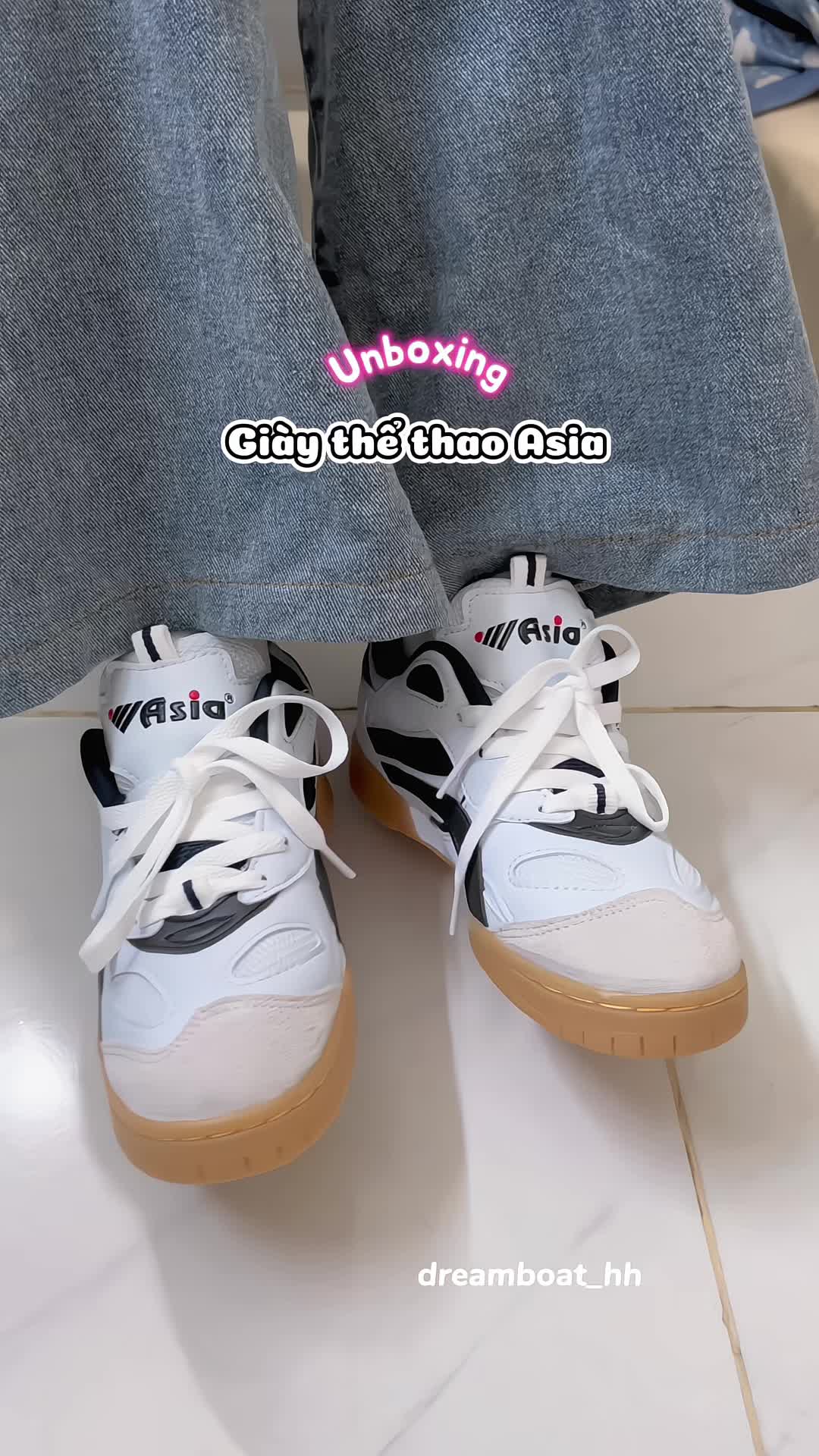 Em giày Asia hàng Việt Nam mang siêu êm chân #unboxing #giaythethaoasia #giayasia #giaychoithethao #giaythethaoemchan #tiktokshop #xuhuong #fy 