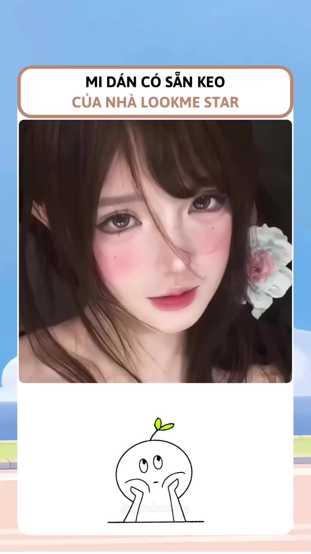 Mi dán có sẵn keo nhà Lookme Star #migia #makeup #goclamdep #reviewlamdep #migialookmestar #lookmestar #mikhongcankeo 