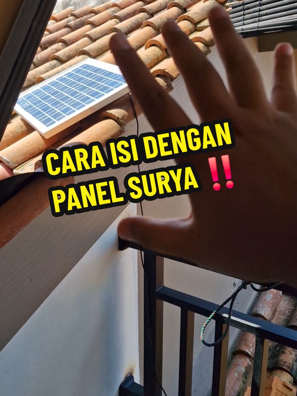 Membalas @..sayangku Cara isi genset mini dengan panel surya #genset #500watt #panelsurya 