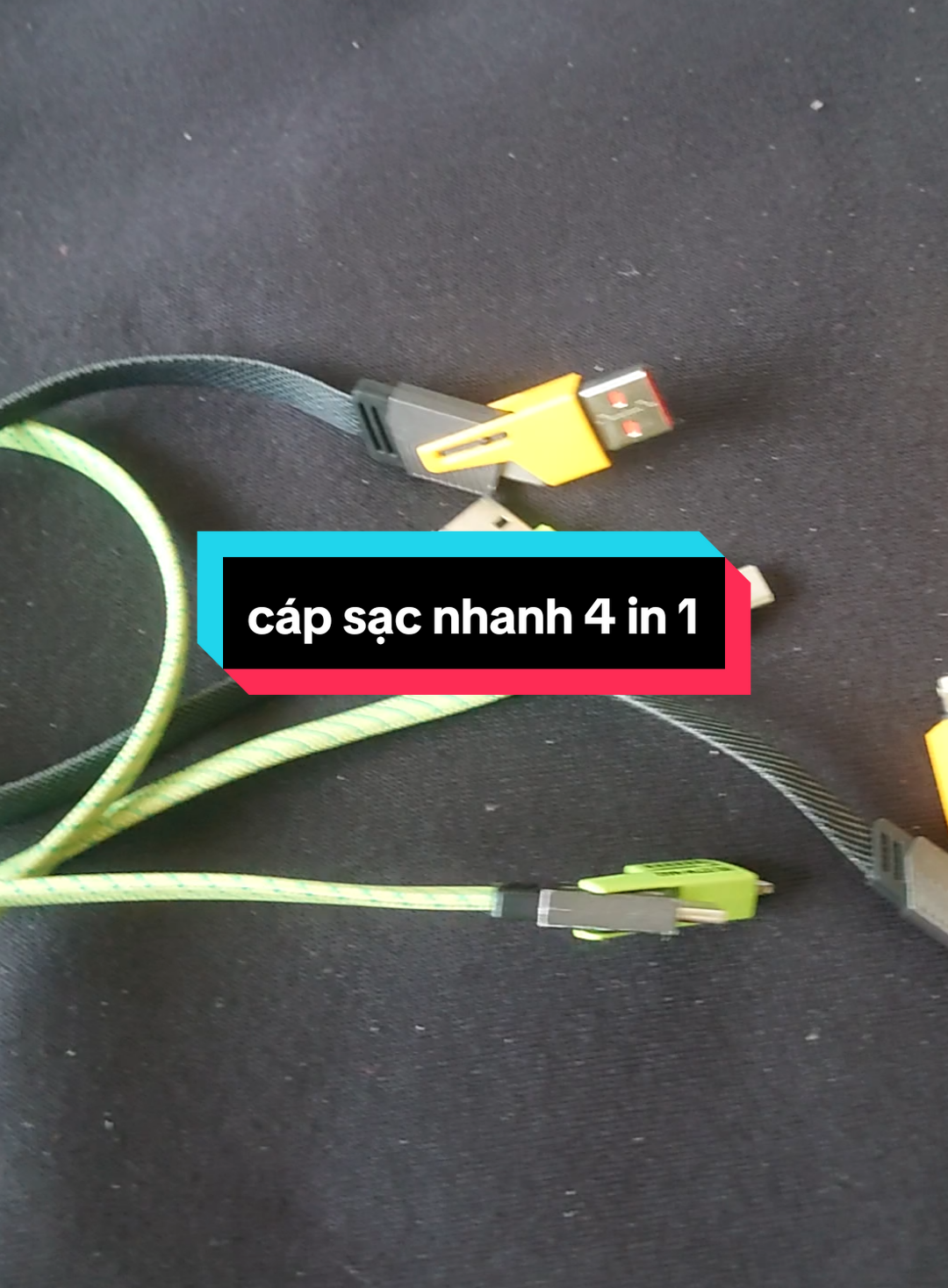 #xuhuong #4in1chargingcable #capsacnhanh 17k 17k 17k thui nè 🥰💯💯