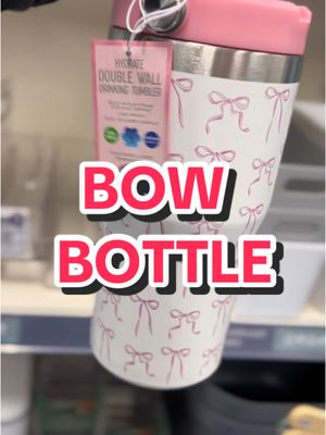 B&M bow bottle 🎀🩷 I ran when I saw this @B&M Stores 😍 #bandm #bandmbargains #bmstores #bow #bmbargains #bandmfinds #bargainshopper 