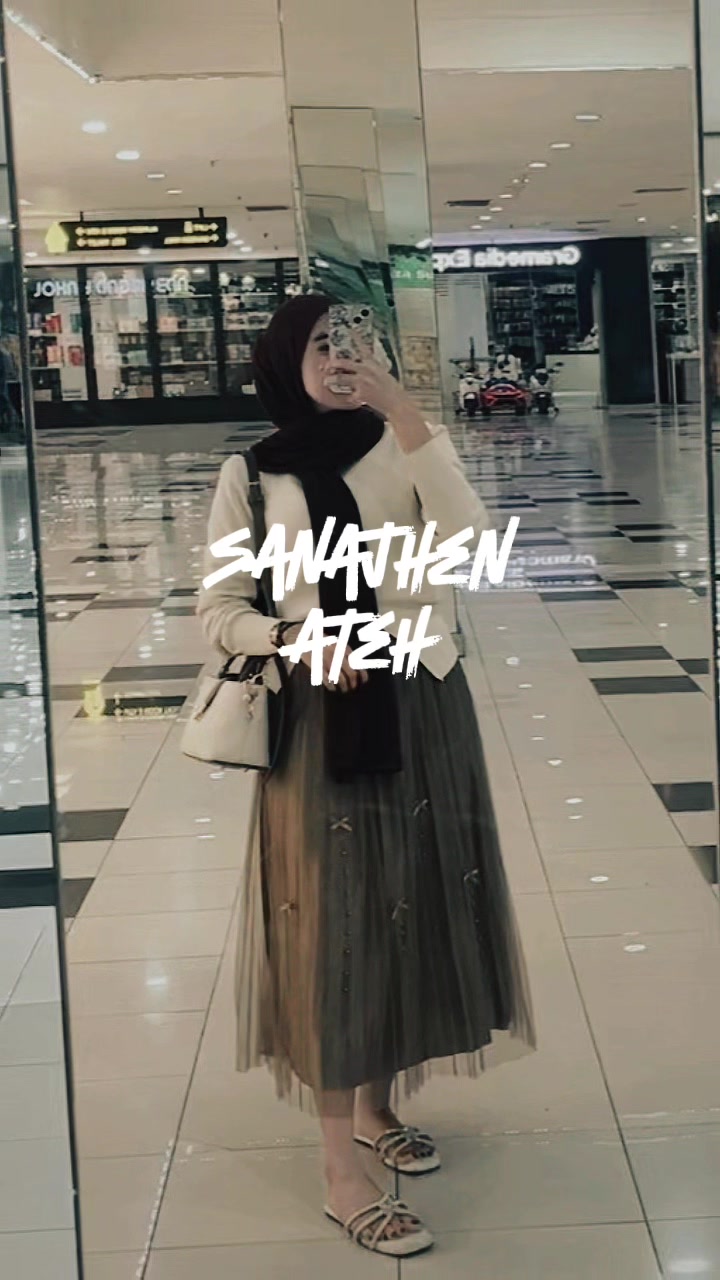 #CapCut yg tanya rok,sendal,pasmina aku tarok di bawah ya beb👇🏻😚